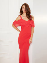 Blaise Maxi Dress With Frills