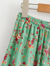 Floral Odyssey Wanderer Maxi Skirt