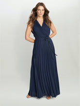 Chelsey Maxi Dress With Pleat Skirt