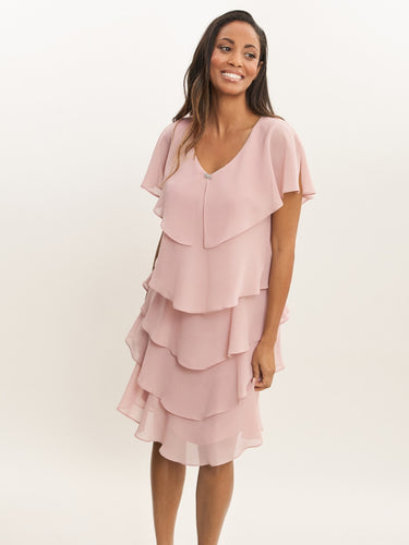 Bella Georgette Tiered Dress