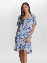 Bridget Printed Tiered Dress With Trim