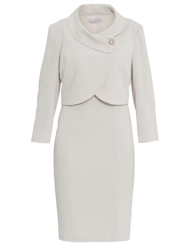 Bianna Moss Crepe Dress And Jacket