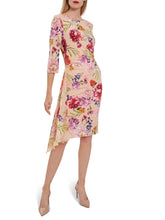 Ayna Jersey Print And Chiffon Dress