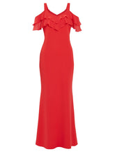 Blaise Maxi Dress With Frills