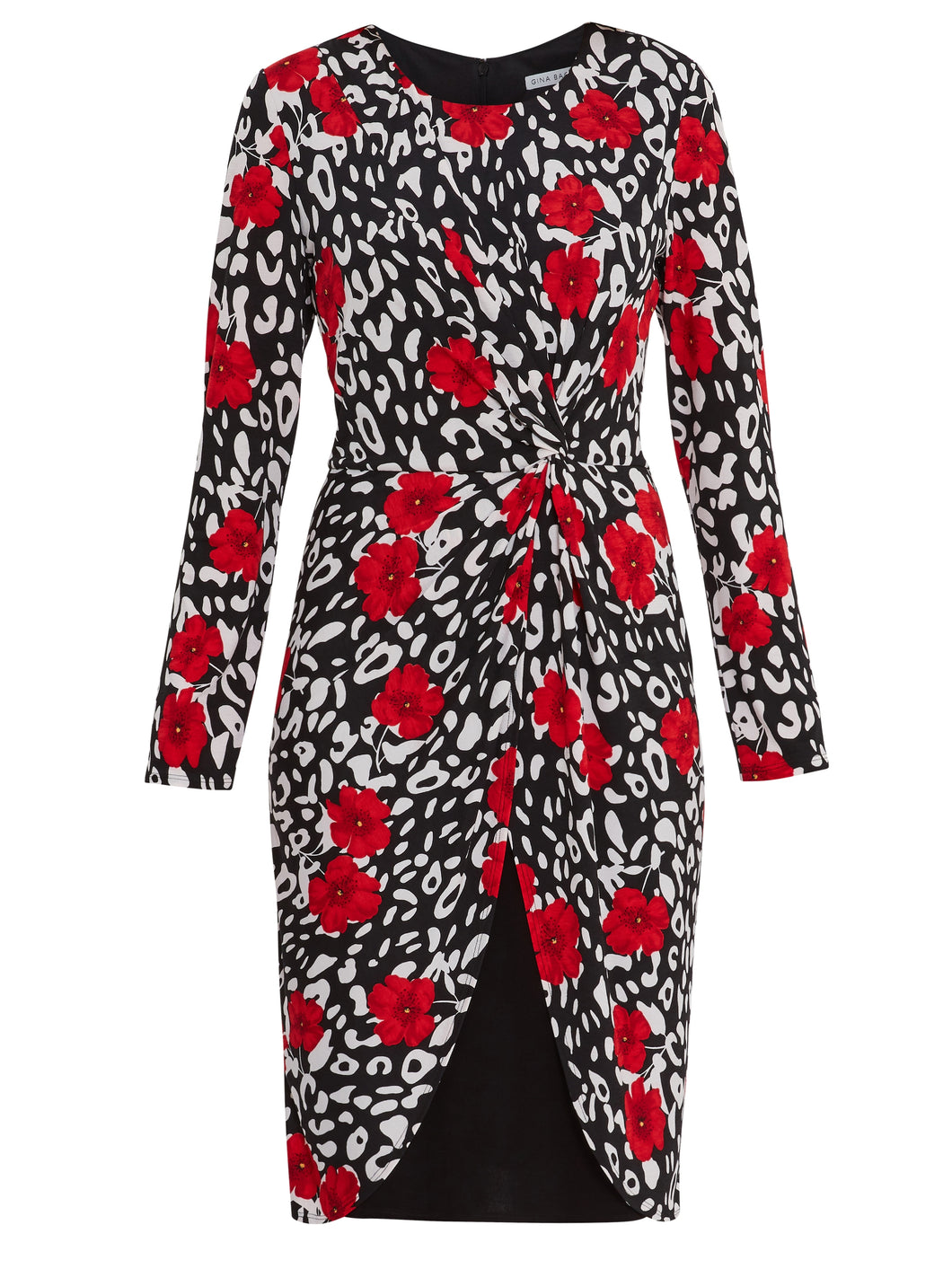 Bettina Jersey Knot Wrap Dress