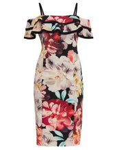 Amber Floral Scuba Dress