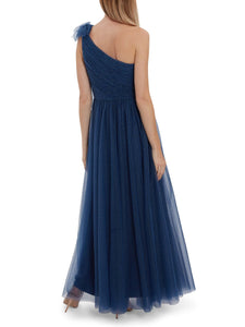 Akira Spot Tulle Maxi Dress