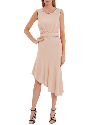 Celina Soft Stretch Crepe Dress With Tie