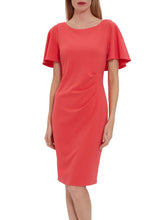 Chana Stretch Crepe Dress With Tucks