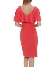 Chana Stretch Crepe Dress With Tucks