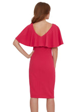 Chana Stretch Crepe Dress With Tucks