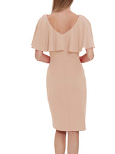 Chana Stretch Crepe Dress With Tucks