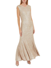 Basanti Stretch Sequin Maxi Dress