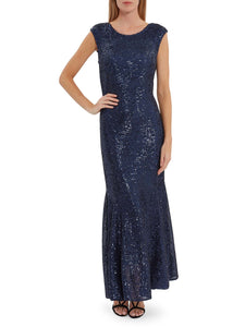 Basanti Stretch Sequin Maxi Dress