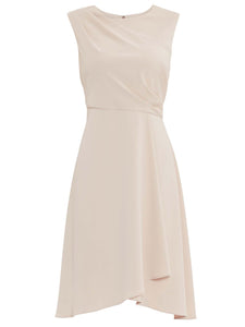 Avalina Moss Crepe Wrap Dress