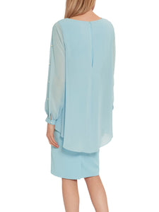 Anushka Chiffon Cape Dress