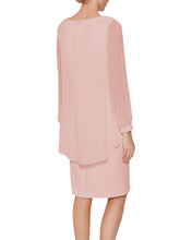 Anushka Chiffon Cape Dress