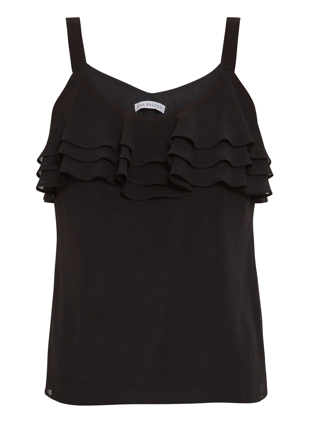 Carmella Top With Frill Neckline