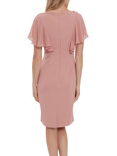 Braila Moss Crepe And Chiffon Dress