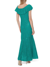 Amara Sequin Lace Maxi Dress