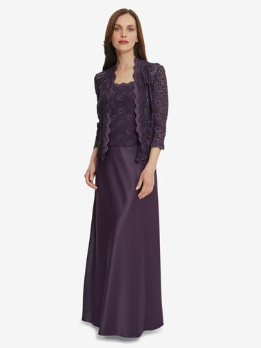 Aimee Embroidered Lace Dress And Jacket