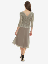 Albany Lace Dress with Chiffon Skirt