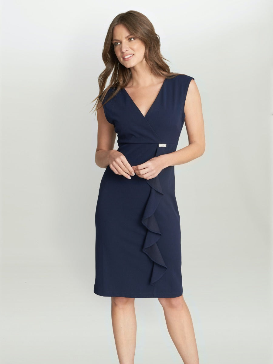 Carin Sleeveless Dress With Embellishment